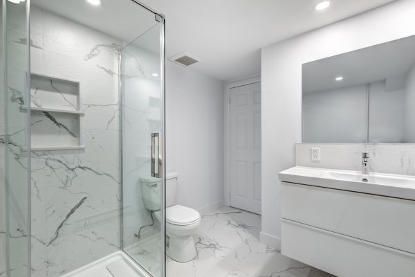 Basement Bathroom Installation in Wheaton