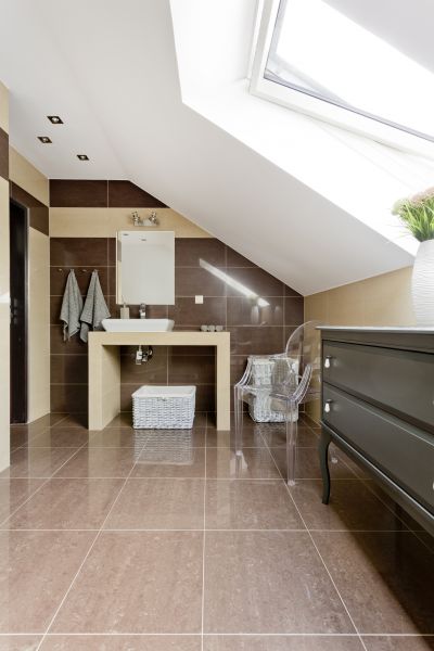 Attic Bathroom Installation in Wheaton